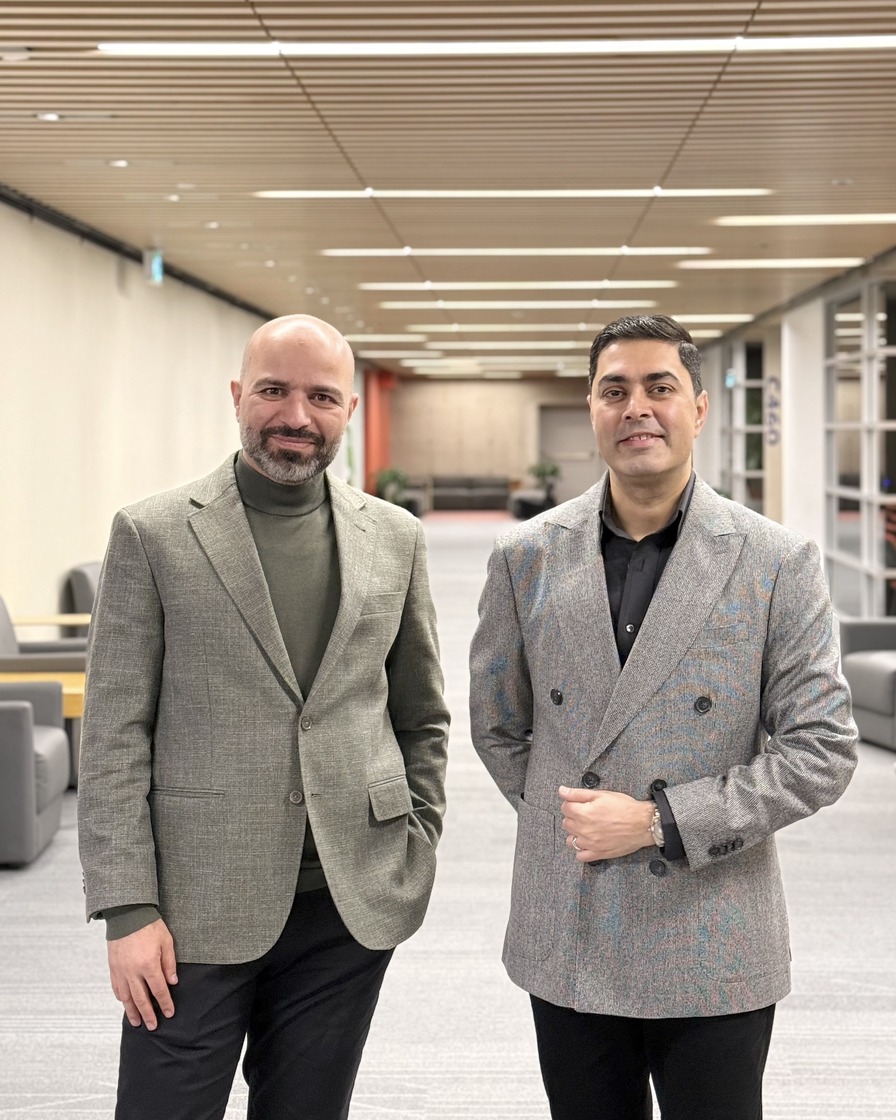Moe Mohammadi and Reza Masinaei, co-founders of Synova Immigration