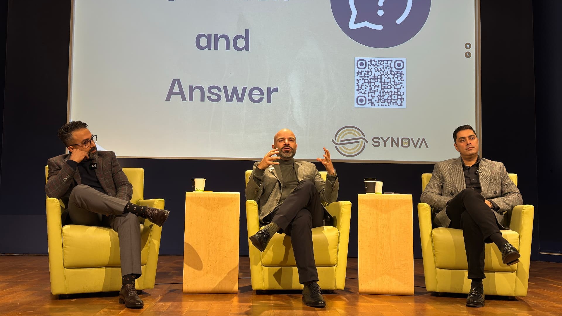 Startup Visa seminar — Moe, Reza and Mehdi Hosseini during the Q&A panel