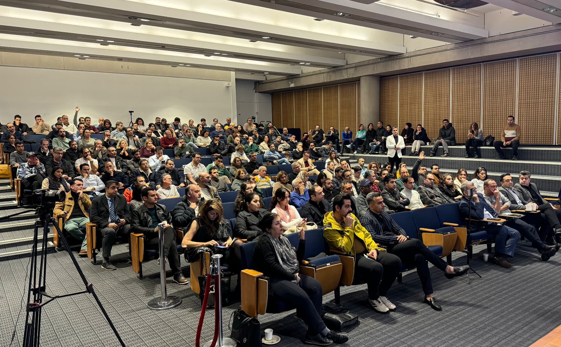 Starting a Business in Canada seminar — full audience at UBC theatre