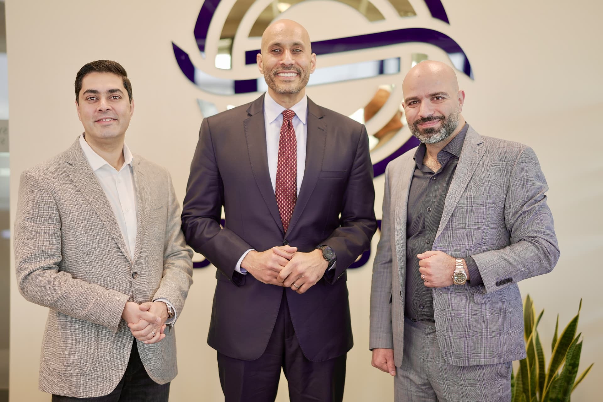 Leadership in Business seminar — Adel Gamar with Synova founders Moe Mohammadi and Reza Masinaei