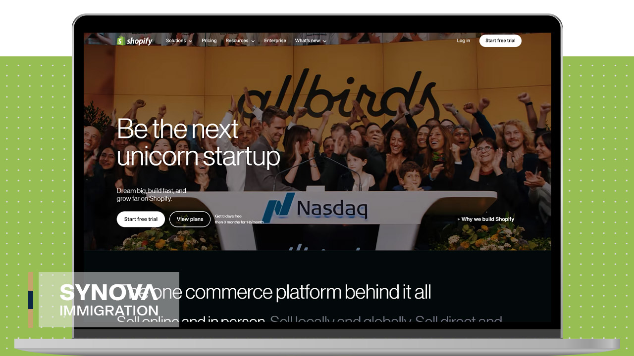استارتاپ Shopify