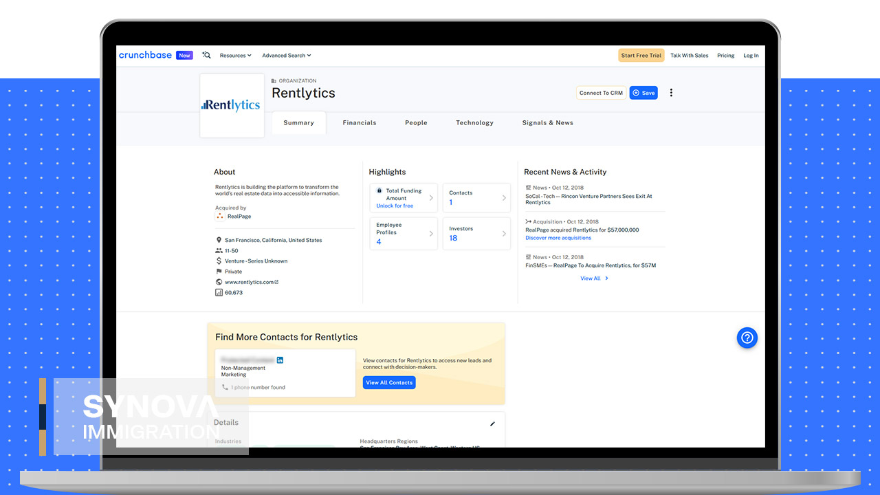 استارتاپ Rentlytics