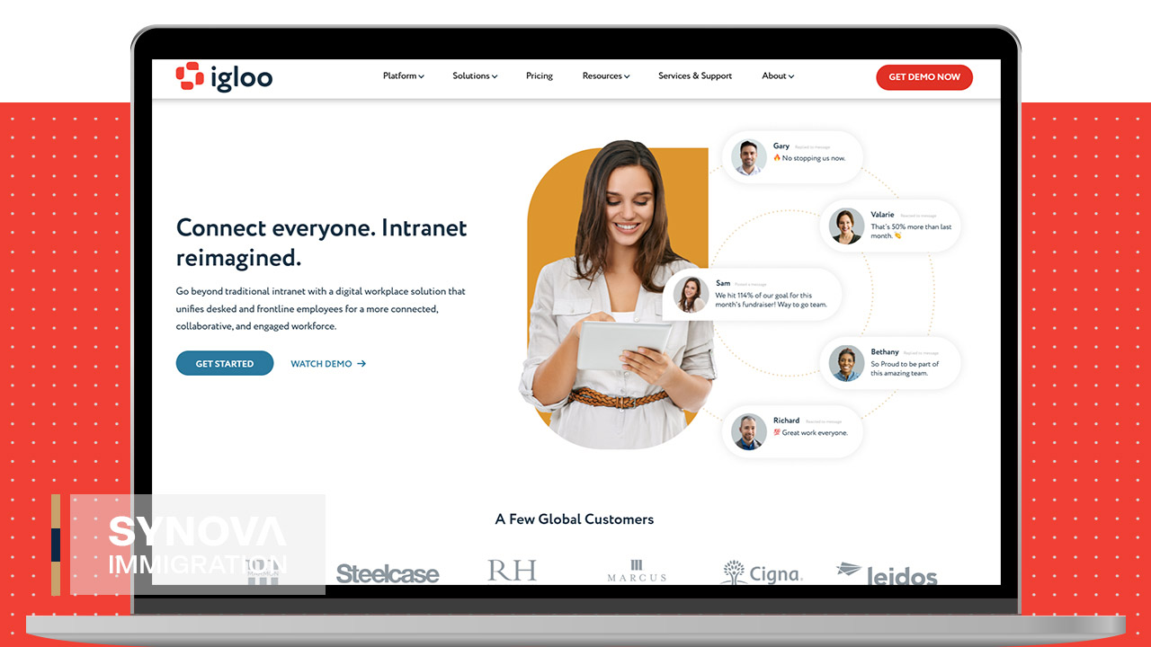 استارتاپ Igloo Software