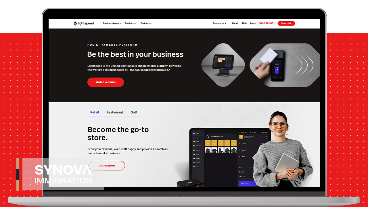 استارتاپ Lightspeed POS